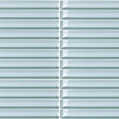 Color Wave - Straight Joint in Whisper Green Glass Tile