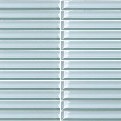 Color Wave - Straight Joint in Whisper Green Glass Tile