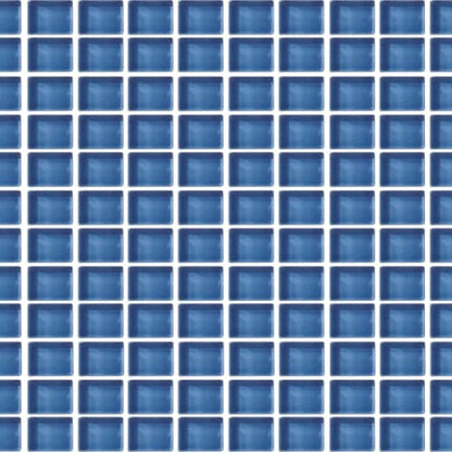 Color Wave - Straight Joint in Twilight Blue Glass Tile