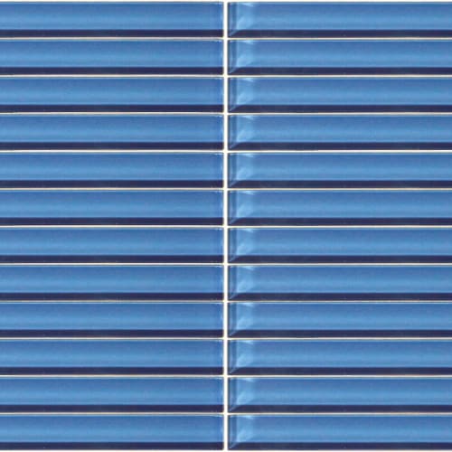Color Wave - Straight Joint in Twilight Blue Glass Tile