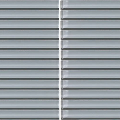 Color Wave - Straight Joint in Smoked Pearl Glass Tile