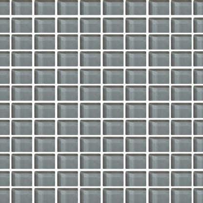 Color Wave - Straight Joint in Top Hat Glass Tile