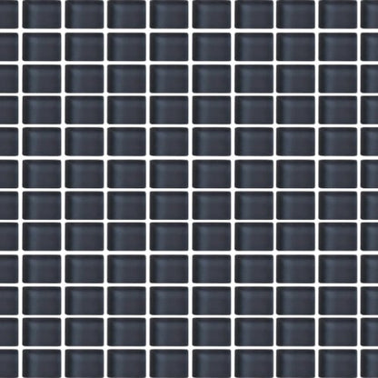 Color Wave - Straight Joint in Nine Iron Glass Tile