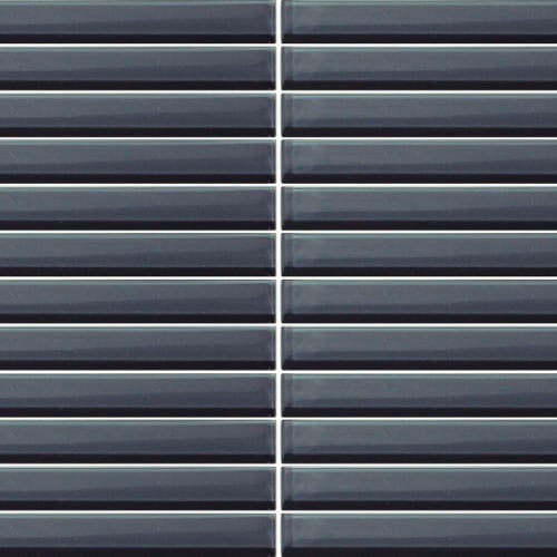 Color Wave - Straight Joint in Nine Iron Glass Tile