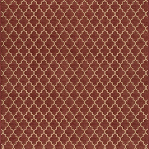 Cavetto - Poppy in Poppy Area Rugs