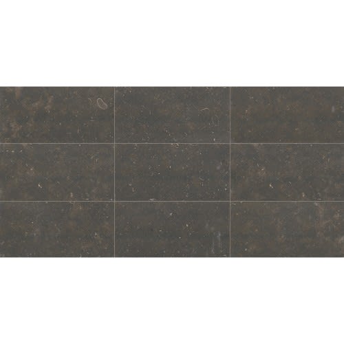 Center City in Chadwick Charcoal 4x12 Polished Natural Stone