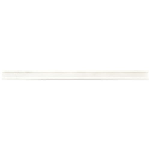 Marble Collection in Empyrean Ice Decorative .75x12 Honed Natural Stone