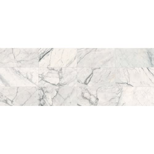 Marble Collection in Statuario 12x12 Honed Natural Stone