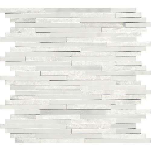 Marble Collection in First Snow Elegance 11 X12 Random Natural Stone