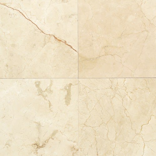 Marble Collection in Crema Marfil Classico 12x12 Polished Natural Stone