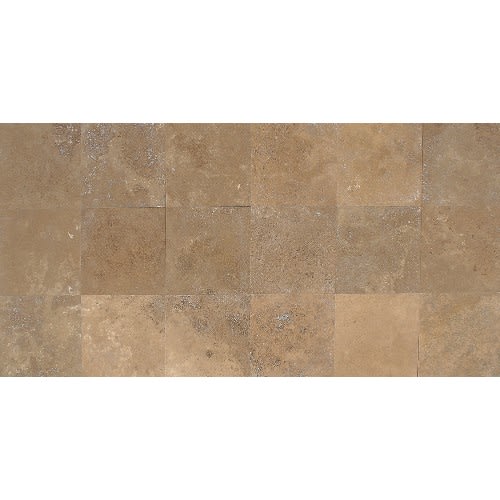 Travertine Collection in Noce 18x18 Honed Natural Stone