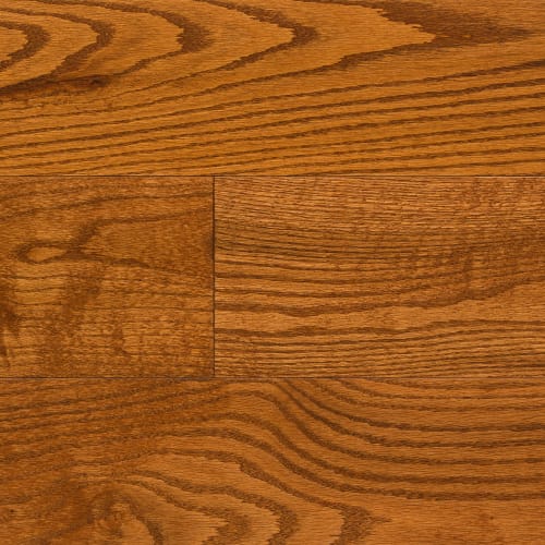 Design+ Collection - Red Oak Amaretto Engineered 3/4 " in Select & Better Satin 5 " Hardwood