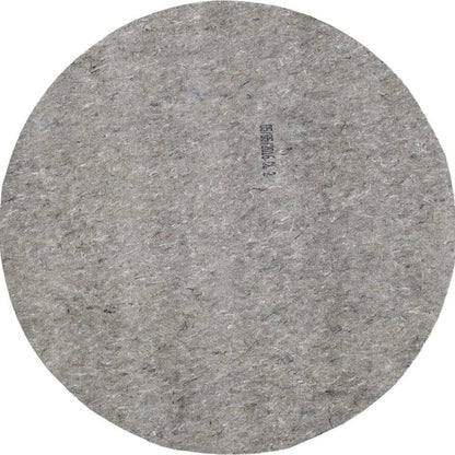 Dual Surface 1/4 Inch Rug Pad Grey in Grey 8'2"round Area Rugs