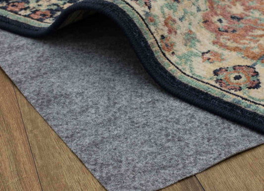 Dual Surface Thin Lock Rug Pad Grey in Grey 2'X4' Area Rugs