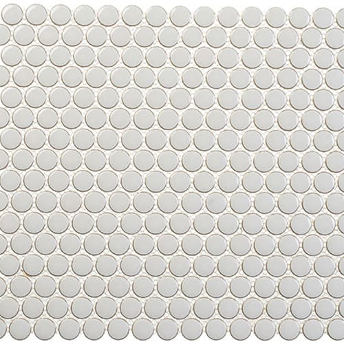 Effortless Collection - Penny Rounds in Xen Breeze Glass Tile