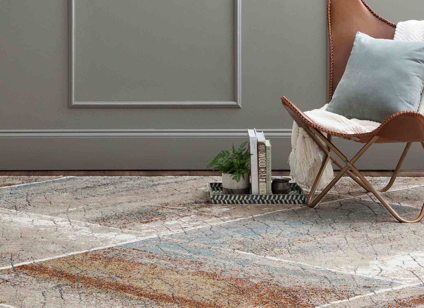 Eloi Dim Grey in Dim Grey 5'3"x7'10" Area Rugs