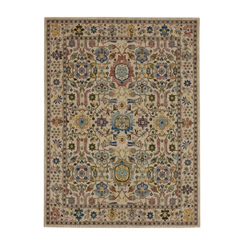 Enmity Dark Beige in Dark Beige 9'6"x12'11" Area Rugs