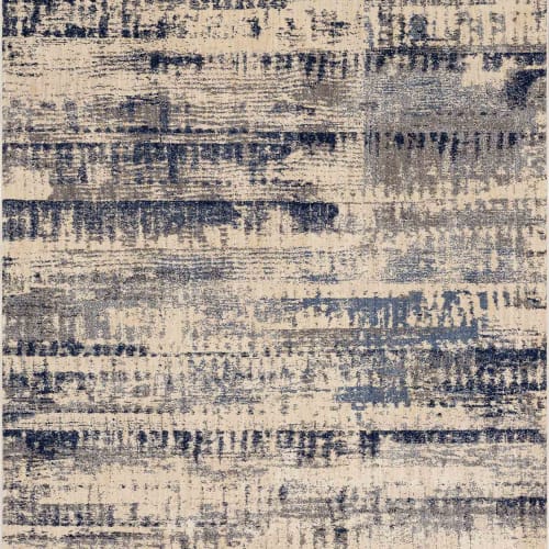 Ephemeral Ink Blue in Ink Blue 6'6"x9'6" Area Rugs