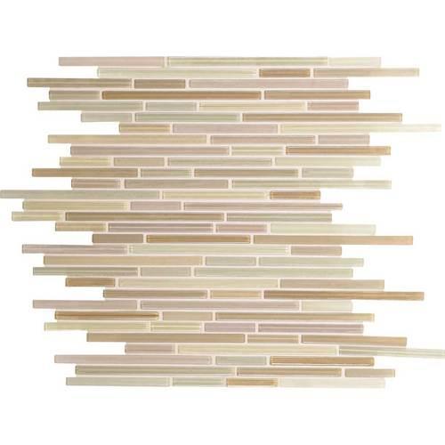 Caprice in Vanilla Blend Glass Tile