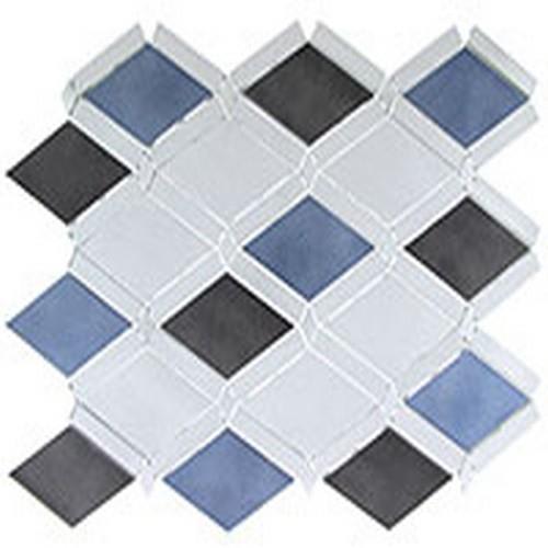 Falling Star in Sleek Ceylon Aluminum Mix 2 1/8x3 5/8 Tile