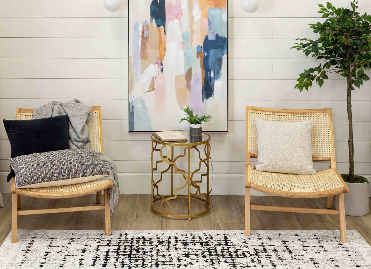 Flux Screen Alabaster in Alabaster 2'4"x7'10" Area Rugs