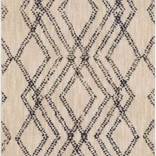 French Affair Ink Blue in Ink Blue 2'4"x7'10" Area Rugs