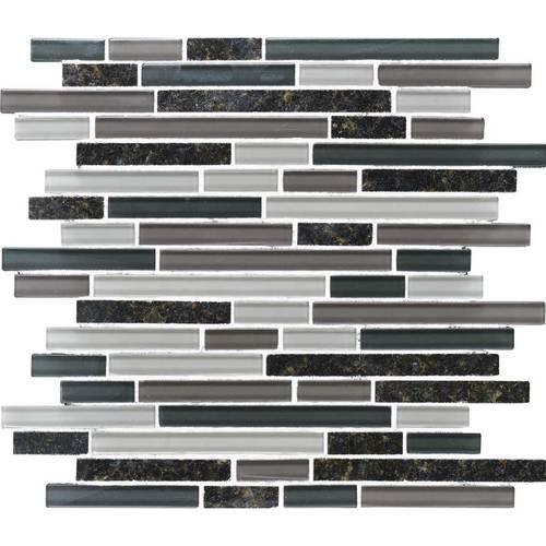 Granite Radiance in Ubatuba Blend Glass Tile