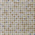 Granite Radiance in New Venetian Gold Blend Glass Tile
