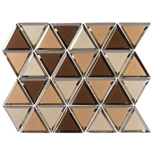Pinwheel Collection in Gingertail Glass Tile