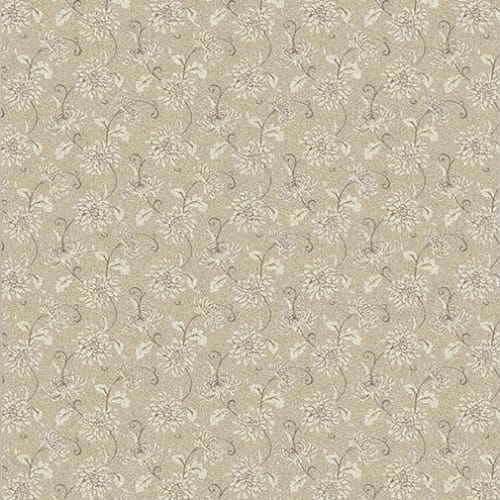 Grand Fleur - Sheer Beige in Sheer Beige Area Rugs