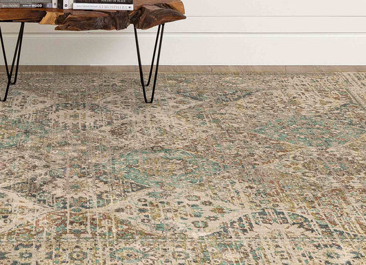 Hartwell Beige in Beige 5'3"x7'10" Area Rugs