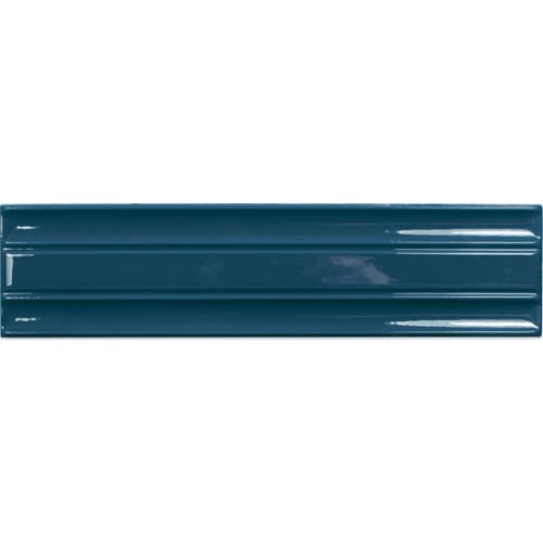 In Collection in Blue Random Line Design Tile