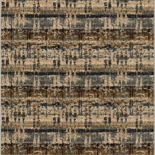 Kaleidoscopic Denim in Denim Area Rugs