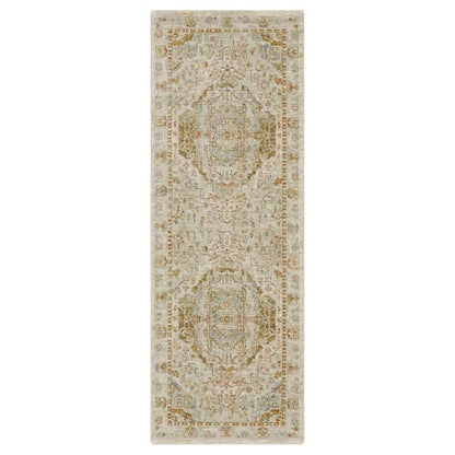Kumra Cream in Cream 2'7"x7'3" Area Rugs