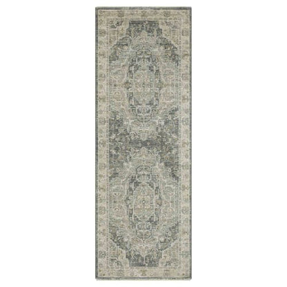 Kumra Dark Grey in Dark Grey 2'7"x7'3" Area Rugs
