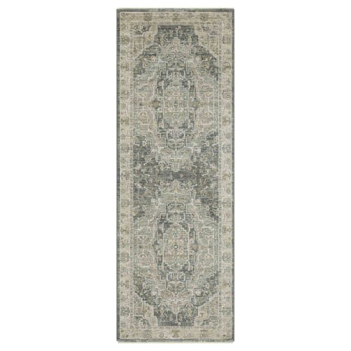 Kumra Dark Grey in Dark Grey 2'7"x7'3" Area Rugs