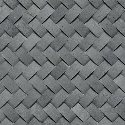 Stone a' la Mod&trade; in Basketweave Honed Urban Bluestone Natural Stone