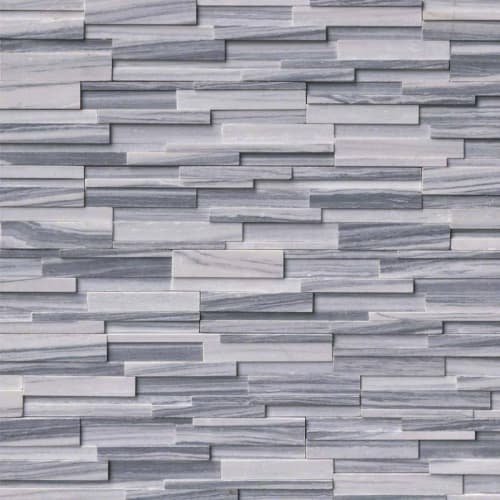 Rockmount Stacked Stone Collection in Alaska Gray 3d Natural Stone