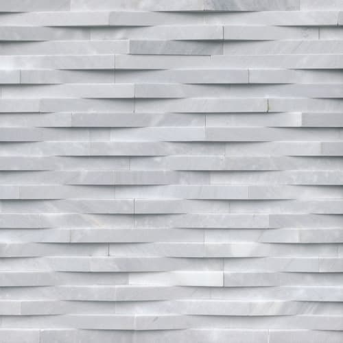 Rockmount Stacked Stone Collection in Cosmic Gray 3d Wave Natural Stone