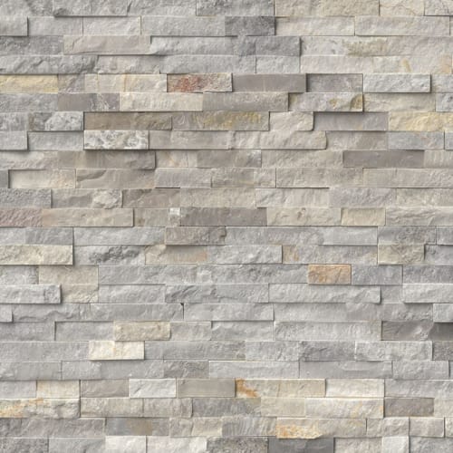 Rockmount Stacked Stone Collection in Sunset Silver Natural Stone