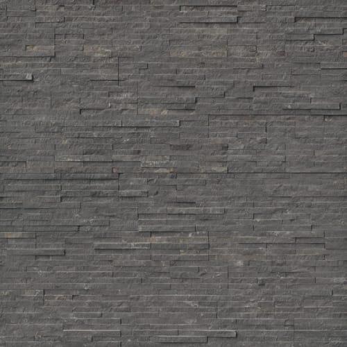 Rockmount Stacked Stone Collection in Charcoal Pencil Natural Stone