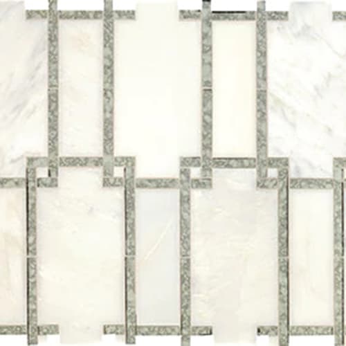Lavaliere in First Snow Elegance/Ant Mirror Architectural Reflections Tile
