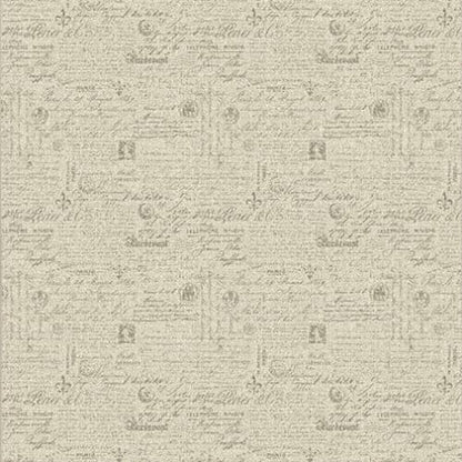 Lettres D’Amour - Vintage in Vintage Area Rugs