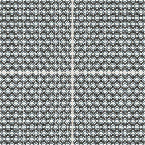 D_Segni in Birdseye - Chalk, Midnight, Shadow, Smoke, Denim Blend Tile