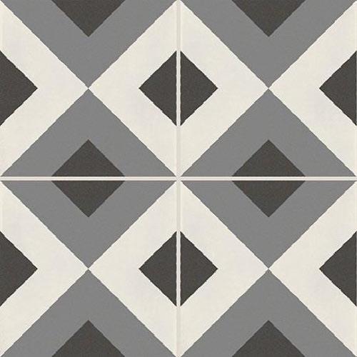 D_Segni in Double Diamond - Chalk, Midnight, Shadow, Smoke, Denim Blend Tile