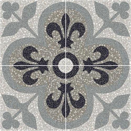 D_Segni Terrazzo in Fluer-De-Lis - 8x8 Tile
