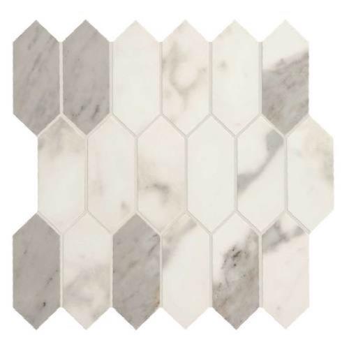 Marble Attache in Calacatta - Hexagon Tile