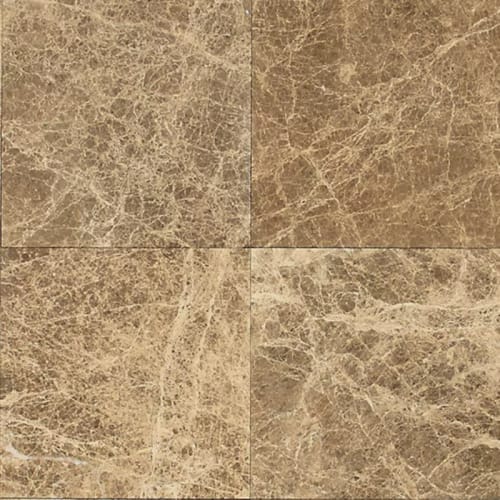 Marble in Emperador Lt Cl-12x12 Natural Stone