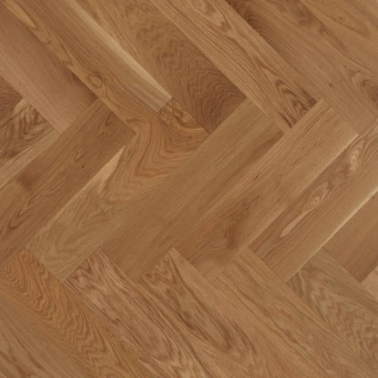 Herringbone Collection - White Oak Natural Engineered 1/2 " in Satin 5 " Hardwood