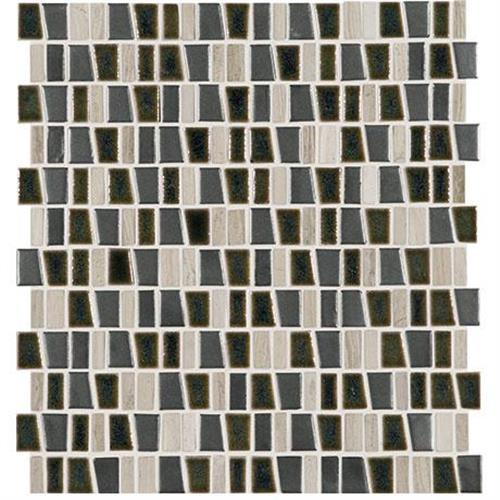 Midpark Mosaics in Shadow Mosaic (Rectangle 3"xrandom) Mosaic (Rectangle 3"xrandom) - 12x12 Tile